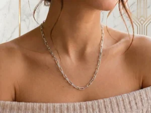 Choker Elos Lisos Branco - (RR64)
