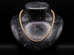 Choker Cordão Baiano Dourado - (RR62)